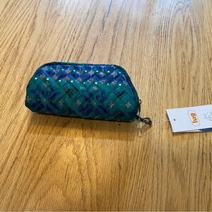 Lug Quilted glasses case Bobsled - Green and Blue